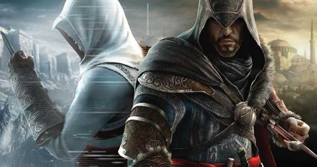 In one hand Assassins Creed 2 I wanted to get started on the Assassins 