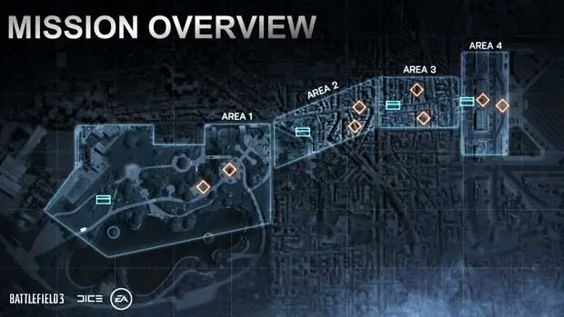 Battlefield 3 Map Progression Key to Multiplayer