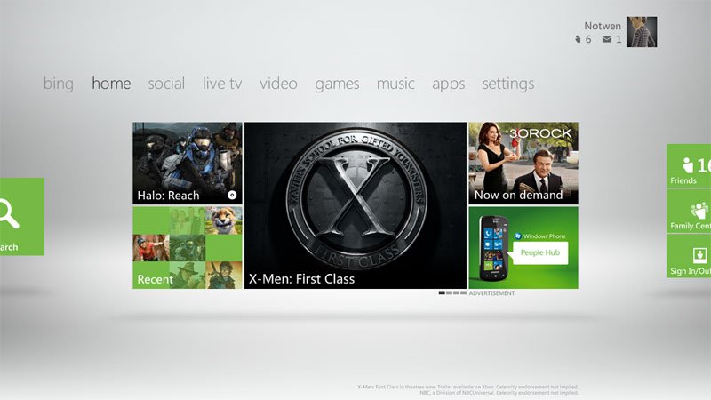 Xbox 360 Home