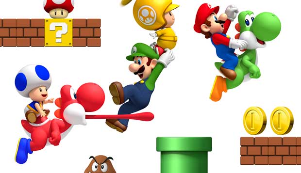2D Super Mario Brothers Coming to 3DS