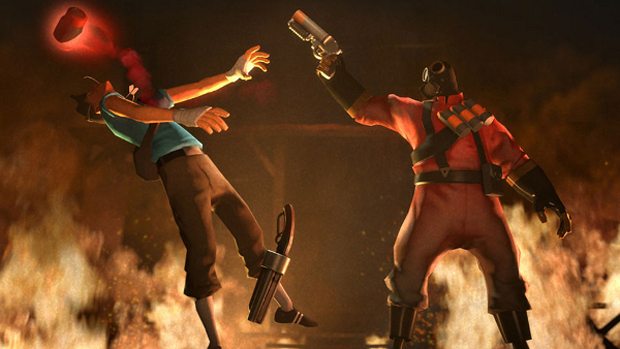 Team Fortress 2 And Pyromania Introduce City On Fire Attack Of The Fanboy