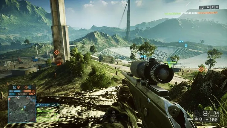 Playstation 4 Gameplay - BATTLEFIELD 4 Multiplayer 1080p HD (PS4 BF4  Graphics) 
