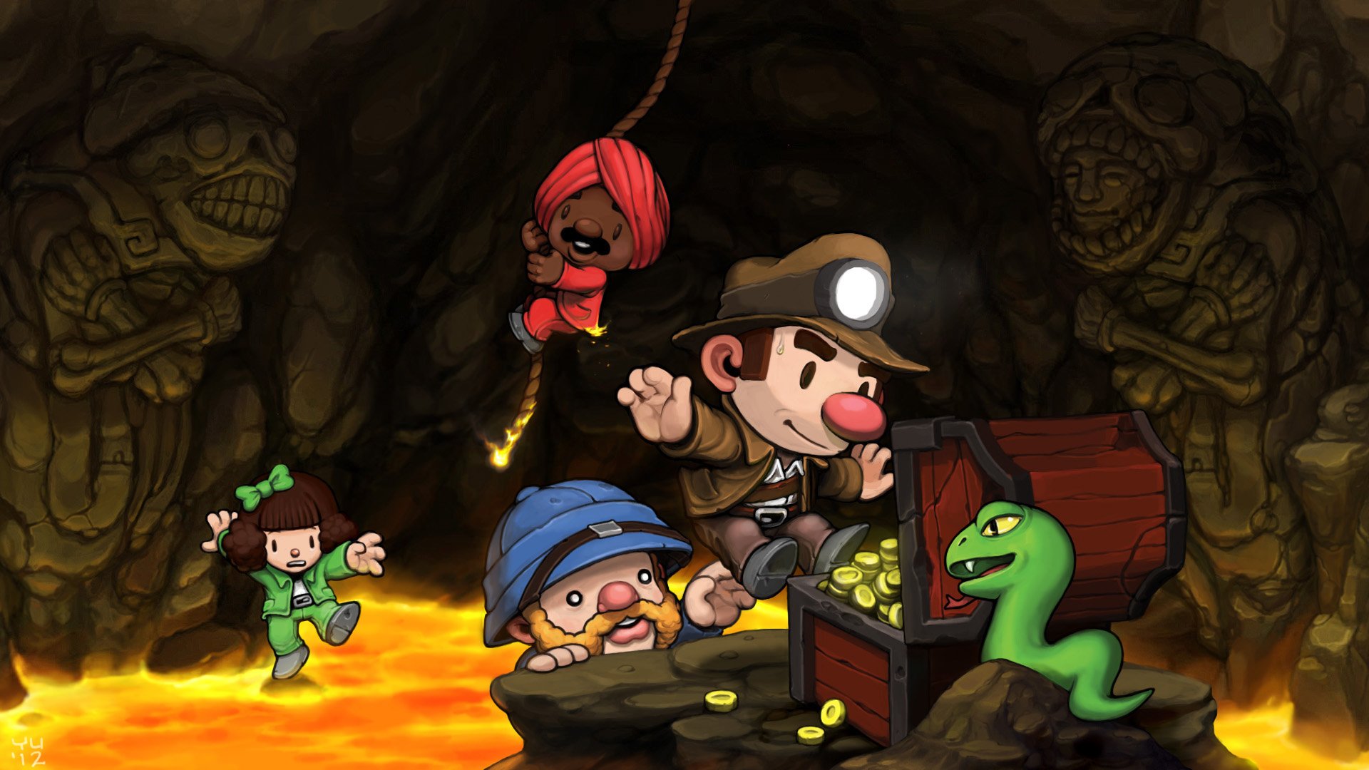 spelunky 2 characters