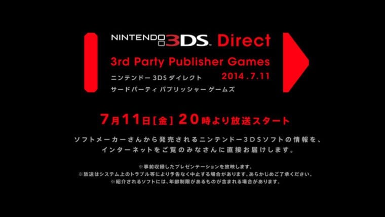 Nintendo Direct For Third Party 3ds Titles Set For Tomorrow Attack Of The Fanboy