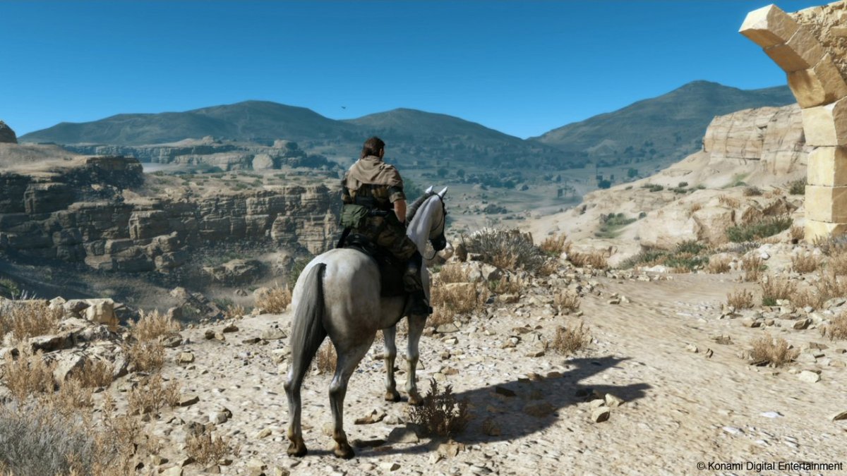 Metal Gear Solid V The Phantom Pain Horse