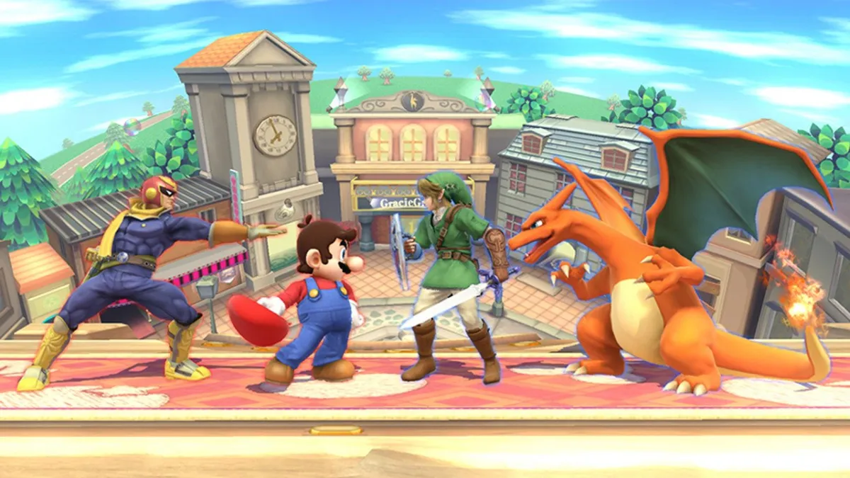 Super Smash Bros for Wii U character outline