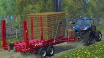 farm simulator 14 android how to load hay bales