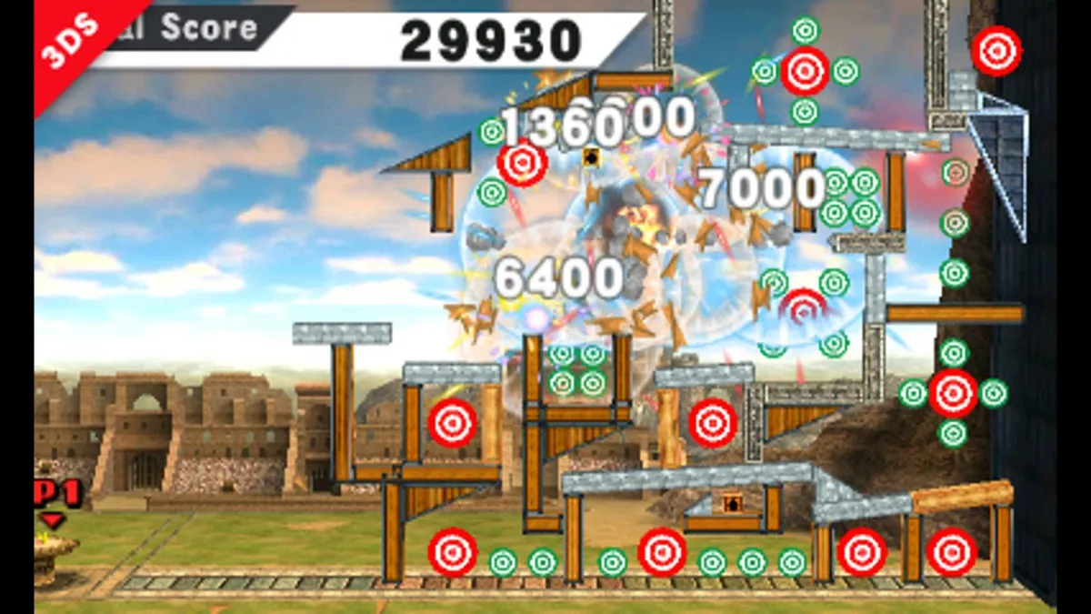 Super Smash Bros for 3DS Target Blast Guide