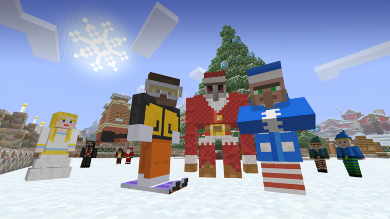 Minecraft Celebrates The Holidays With The Festive Mash Up Pack On Xbox Attack Of The Fanboy