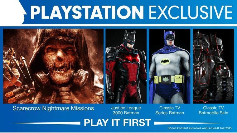 Batman: Arkham Knight Exclusivity Time Period Revealed With Details Of  Content | Attack of the Fanboy