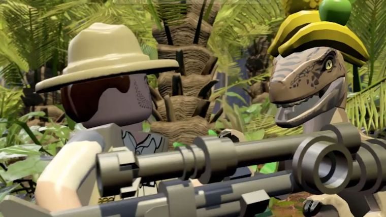 Lego Jurassic World Review Attack Of The Fanboy - roblox music jurassic park 1 hub theme
