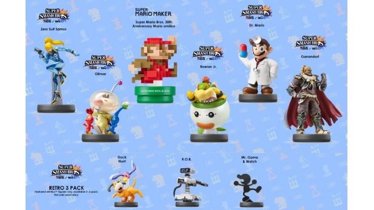 Six Amiibo Coming On September 11 With Gamestop 3 Pack Coming The 25th