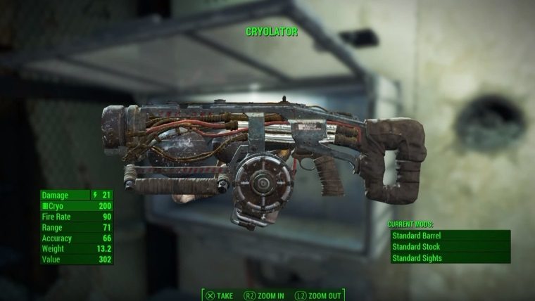 Fallout 4 Weapons Cryolator cryo ammo