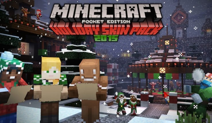 Minecraft Holiday Skins Hit Windows 10 And Pocket Editions Attack Of The Fanboy