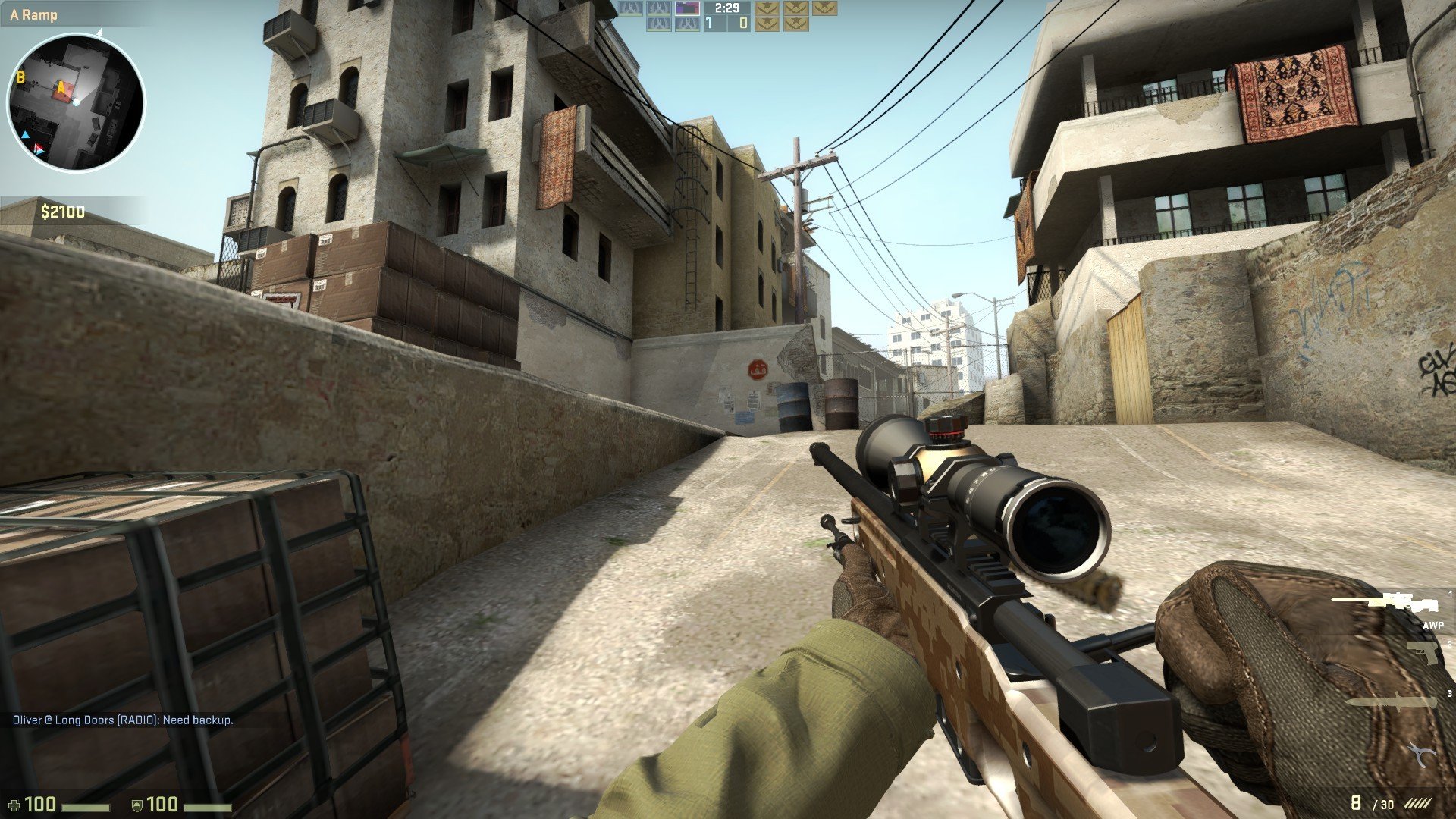 counter strike global offensive aiming