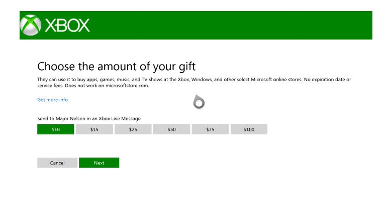Xbox 360 Gifting