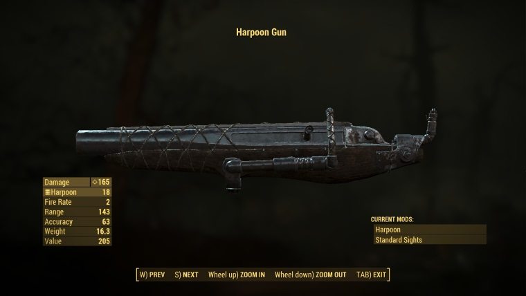 Fallout 4 Far Harbor Guide Where To Get The Harpoon Gun And More Harpoons Attack Of The Fanboy - harpoon gun roblox