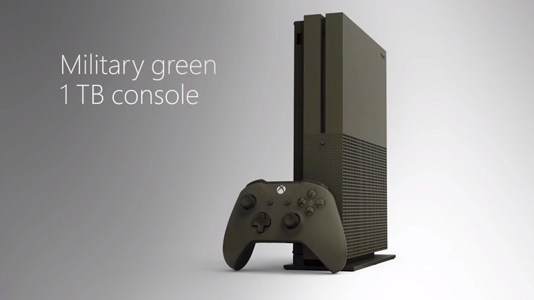 Xbox One S Military Green