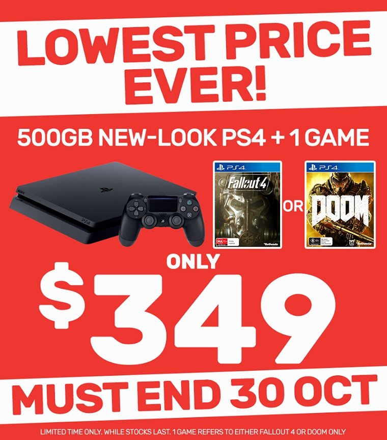 EB Games Australia Drops PS4 Slim Price To Lowest Ever In A Sale