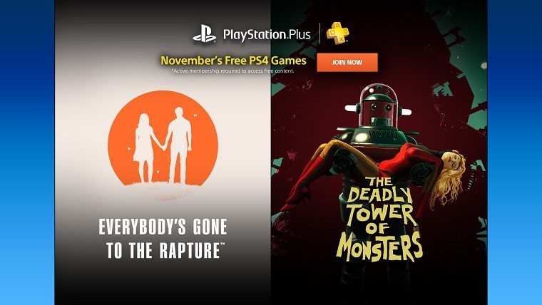 PS Plus free games November 2016