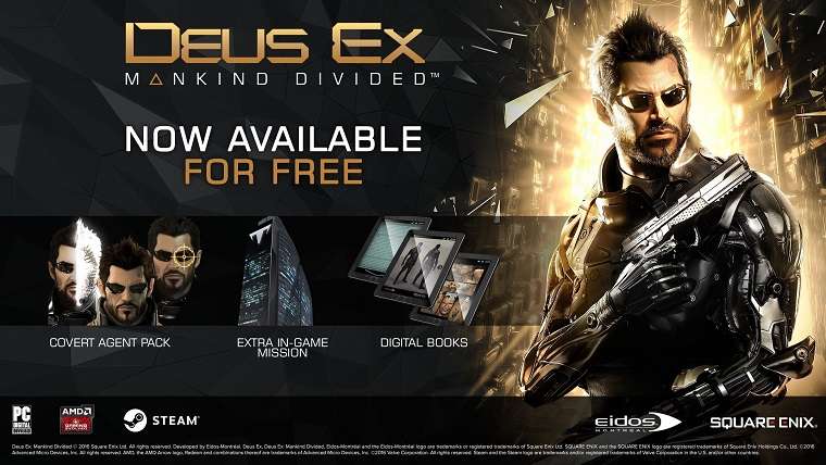 Deus Ex Mankind Divided Pre-Order Content Free