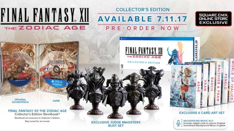 Final Fantasy Xii The Zodiac Age Unveils Collector S Edition Attack Of The Fanboy