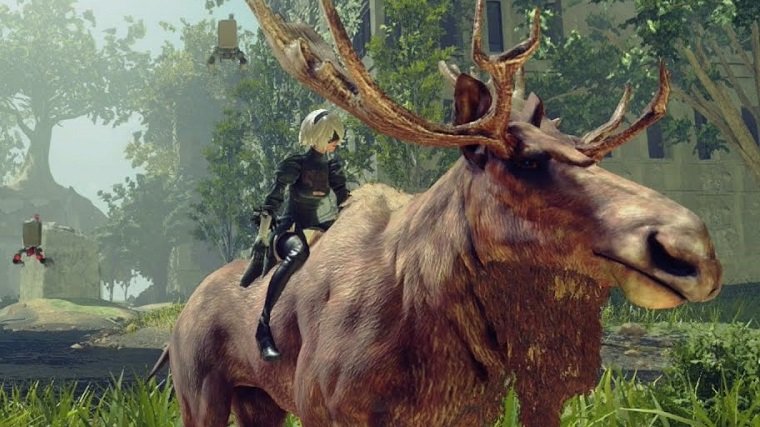 NieR Automata How To Ride Animals
