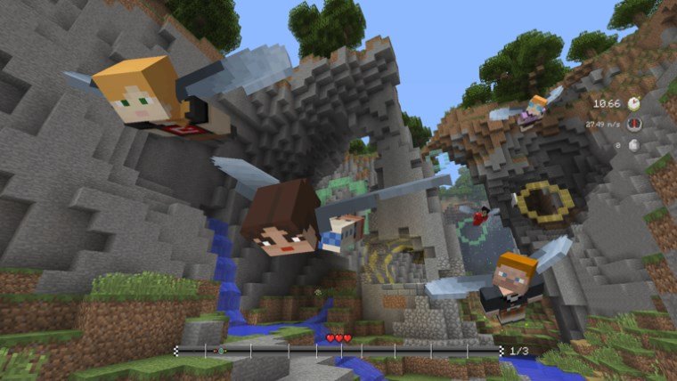 Minecraft Glide Update Adds New Free Mini Game On Consoles Attack Of The Fanboy