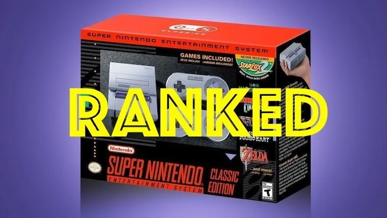 snes classic games ranked