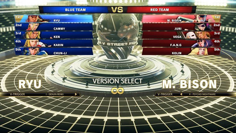 Street Fighter V Team Versus