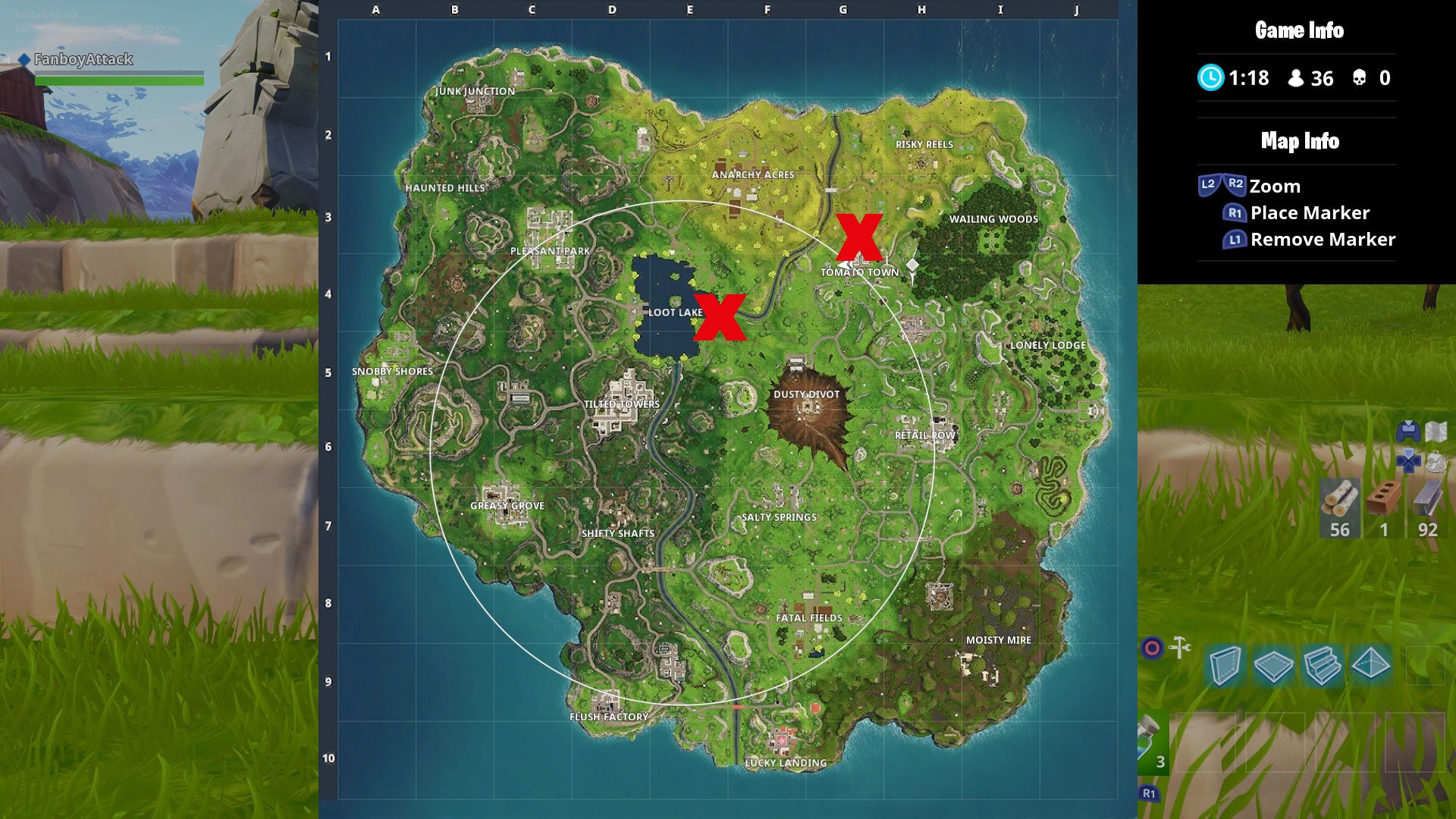 Tomato Town Map Fortnite Fortnite Battle Royale Tomato Town Treasure Map Location Attack Of The Fanboy