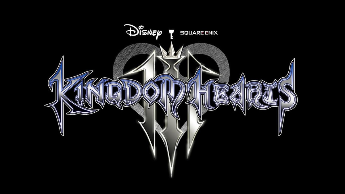 Kingdom Hearts III Logo Black