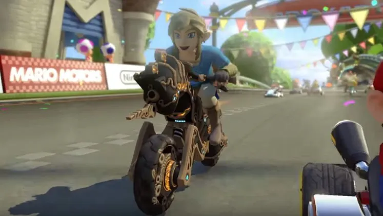 Mario Kart 8 Adds Breath Of The Wild Link Master Cycle Zero Attack Of The Fanboy 9124