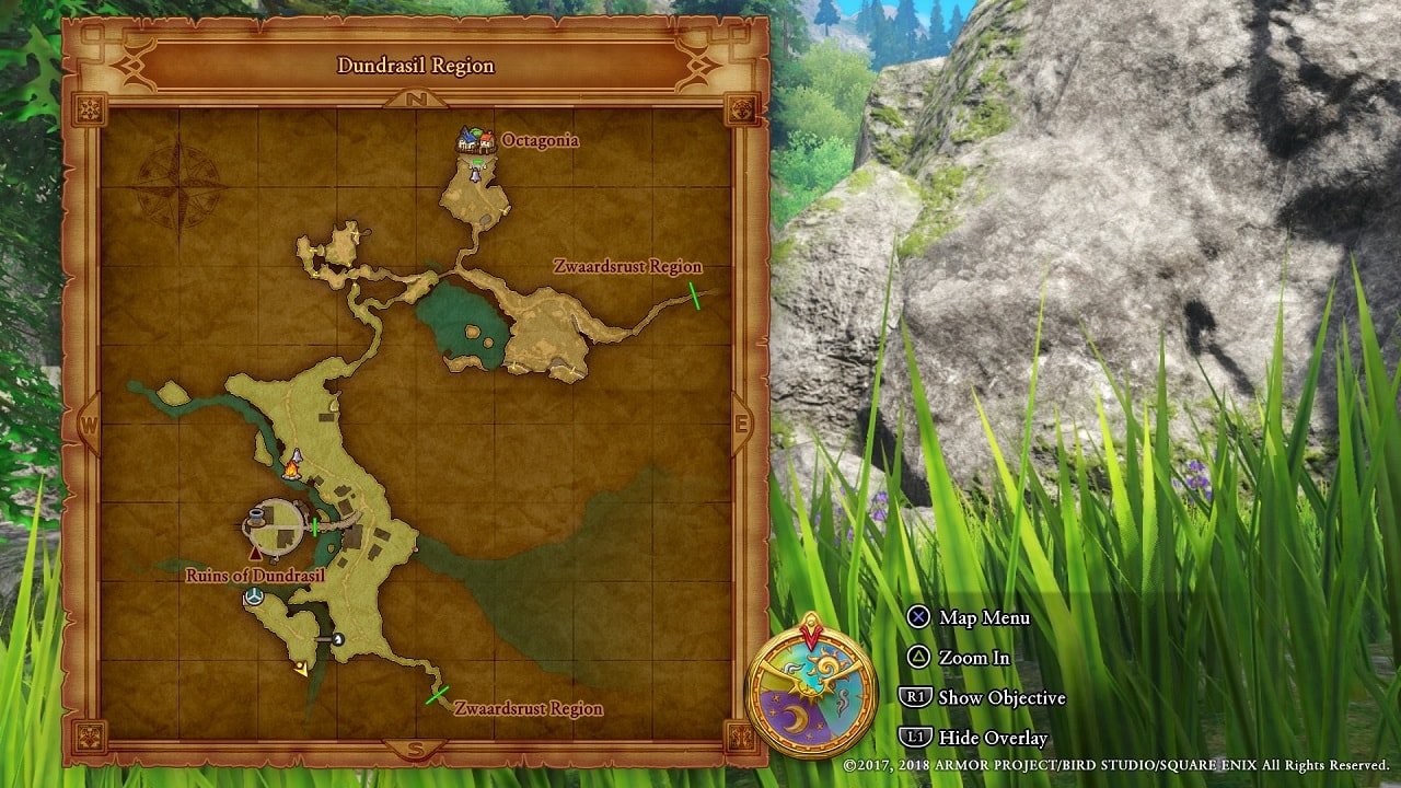 Dragon Quest XI Guide Dundrasil Region Target Locations Attack of