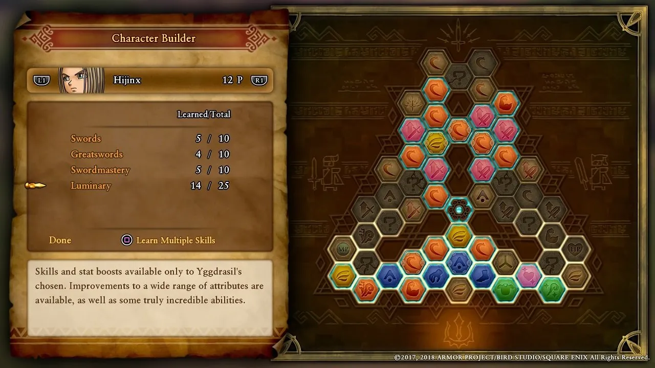 Dragon Quest Xi Guide Luminary Stats Skills And Tips