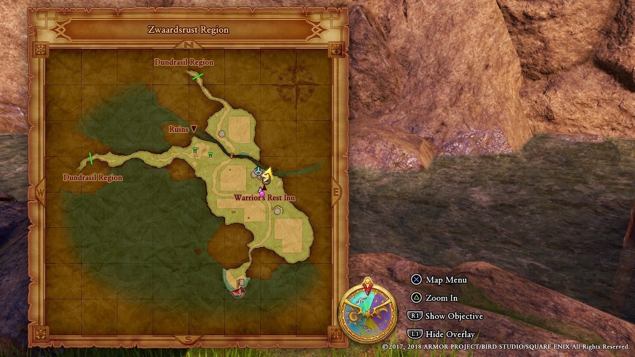 Dragon Quest Xi Guide Zwaardsrust Region Target Locations Attack Of The Fanboy 2363