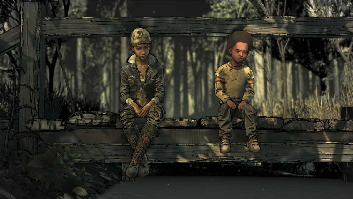 The Walking Dead The Final Season Clem and AJ