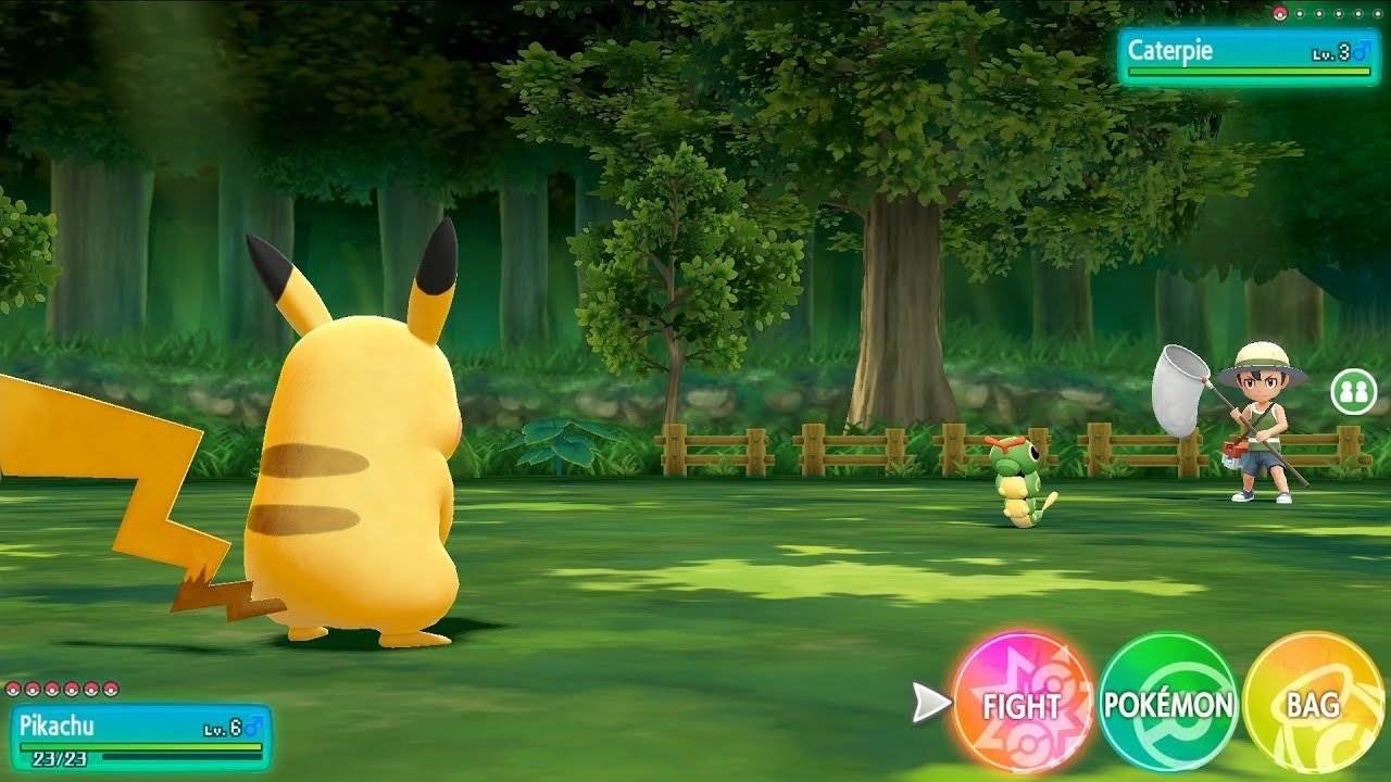Trainer Green Rematch in Pokemon Let's Go Pikachu & Eevee
