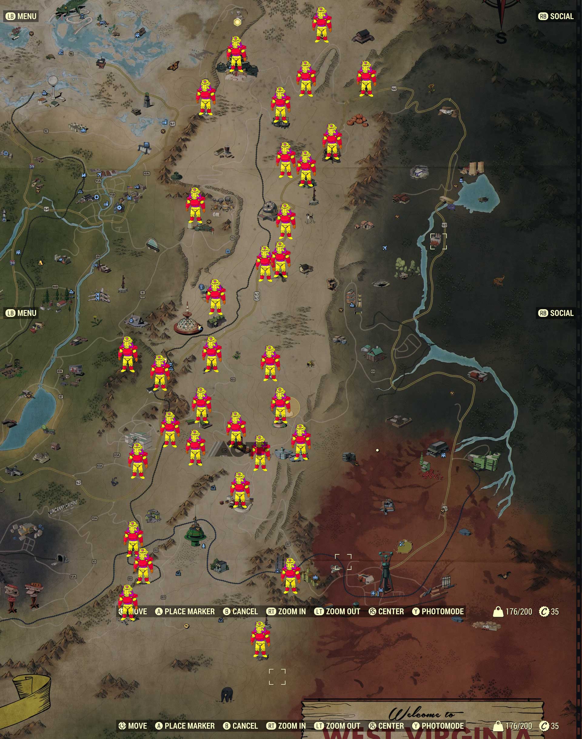 Fallout 4 all power armor map фото 86