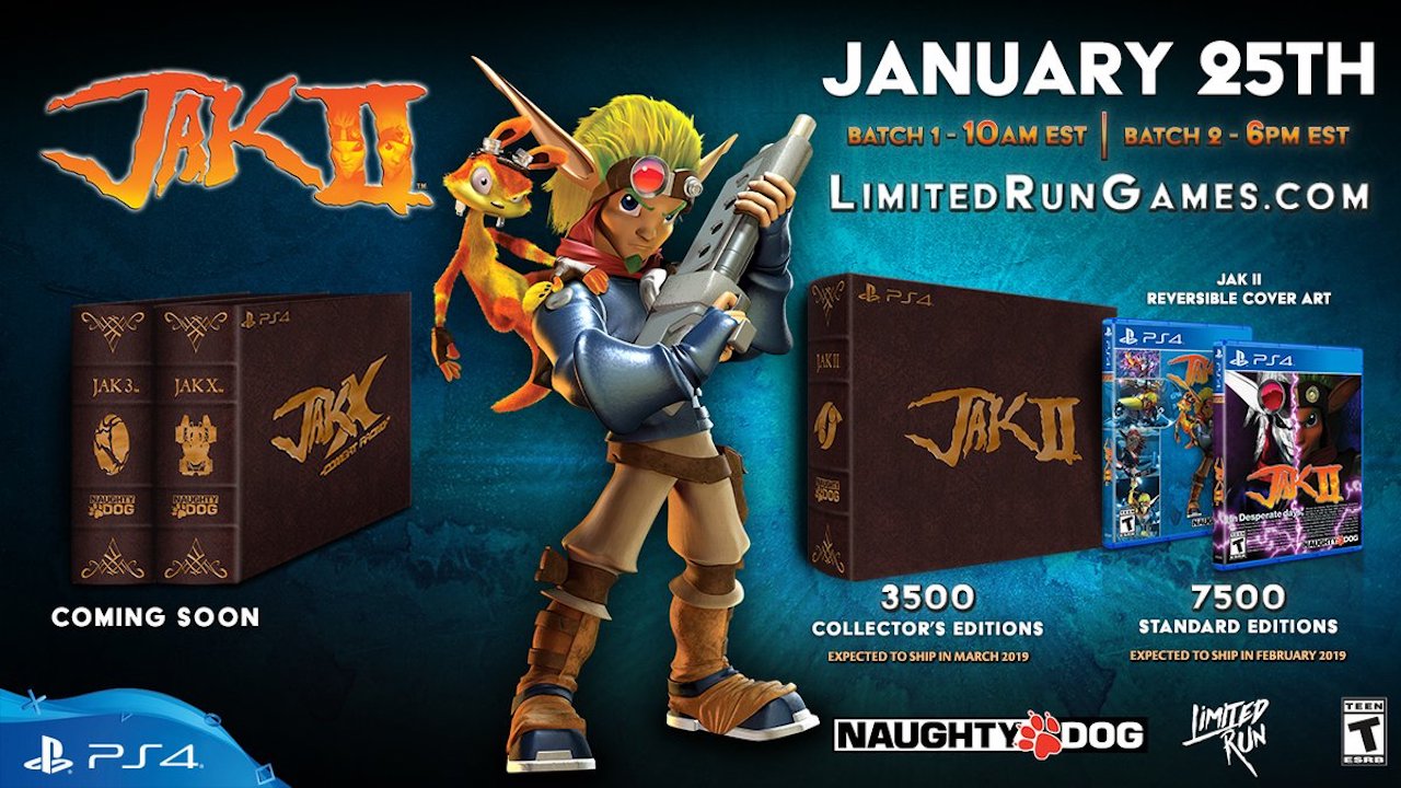 Limited Jak II PS4 Discs Will be Available This Friday | Attack of the Fanboy