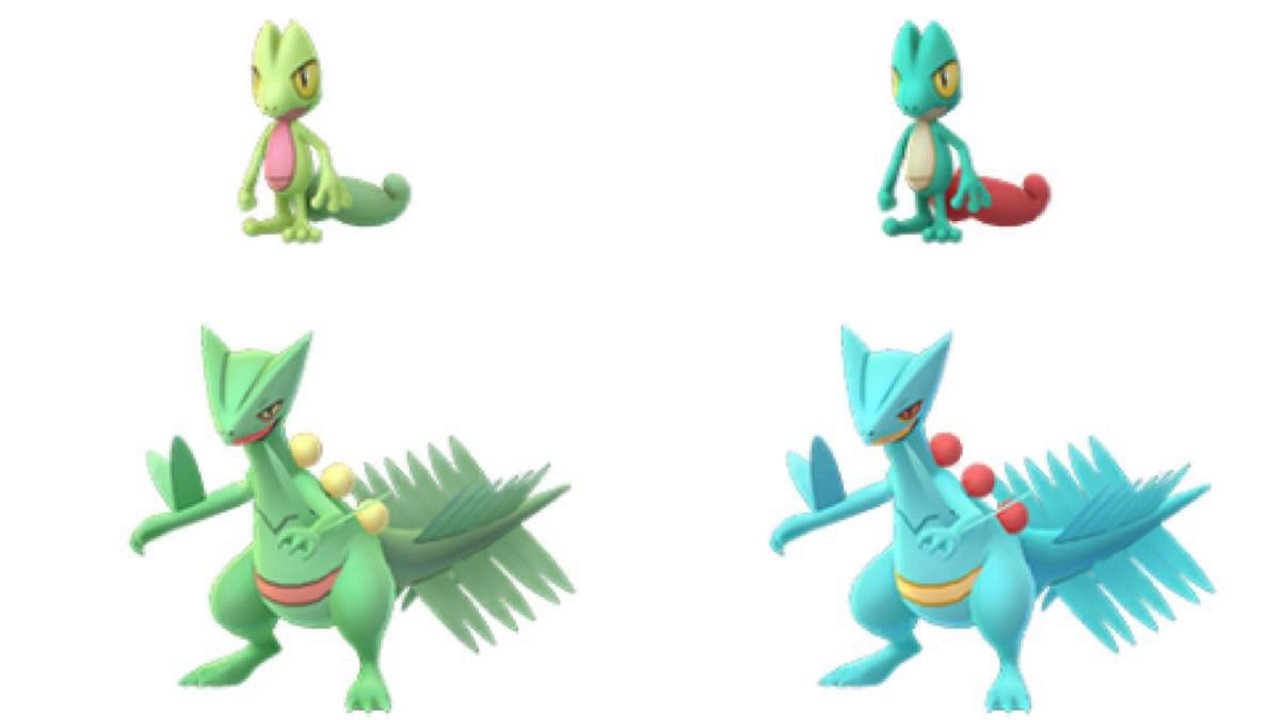 Pokemon GO How to Get Shiny Treecko and Sceptile Attack of the Fanboy