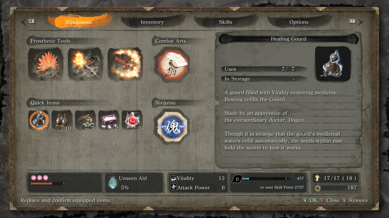 Sekiro-Shadows-Die-Twice-How-to-Use-Quick-Items