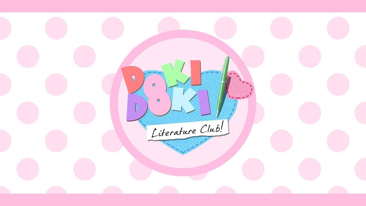 doki doki literature club logo white background