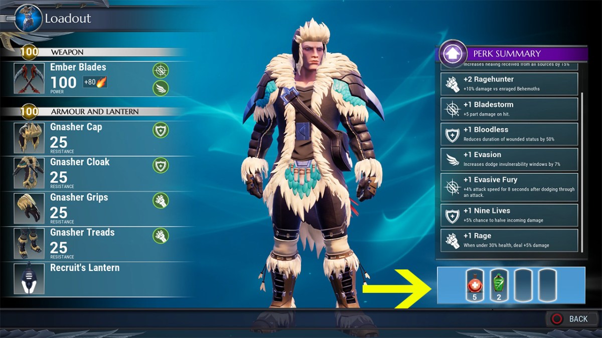 How to Equip Consumables Dauntless