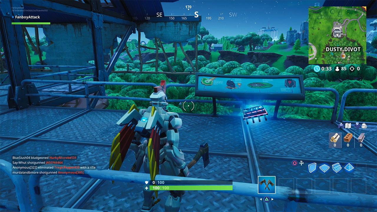 Fortnite Season 9 Fortbyte Crater Overlook Fortnite Fortbyte 31 Found At A Meteor Crater Overlook Attack Of The Fanboy