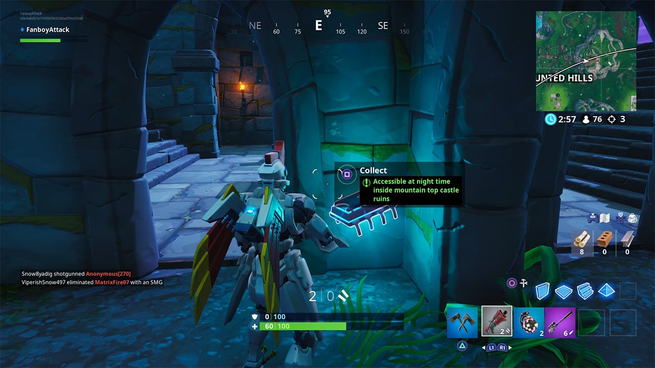 Fortnite Fortbyte #50 Location - Accessible at Night Time Inside ...