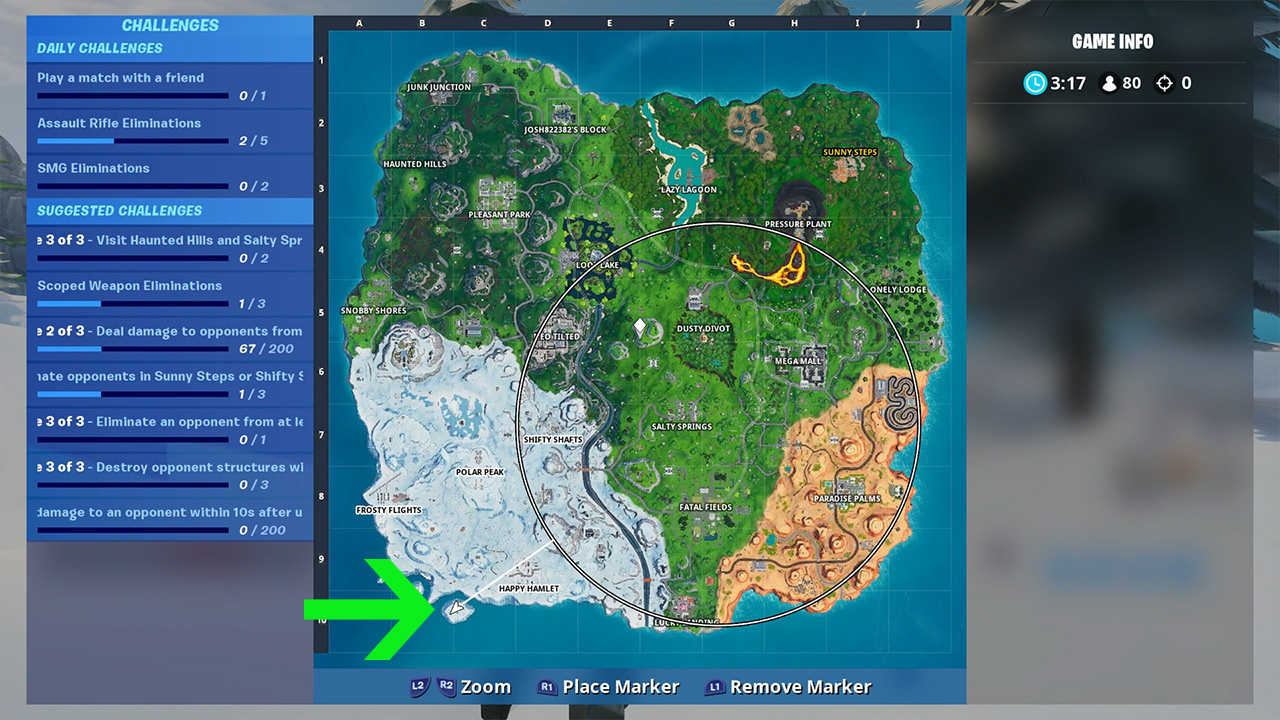 Fortnite Fortbyte 26 Accessible With Bunker Jonesy Outfit Near A Snowy Bunker Attack Of