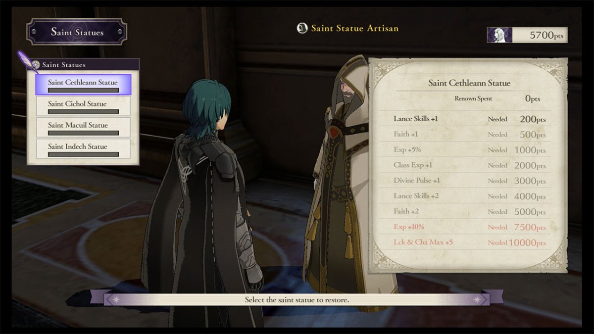 How to Use Renown Fire Emblem Three Houses