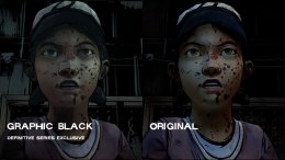 The Walking Dead Definitive Series choice of graphics
