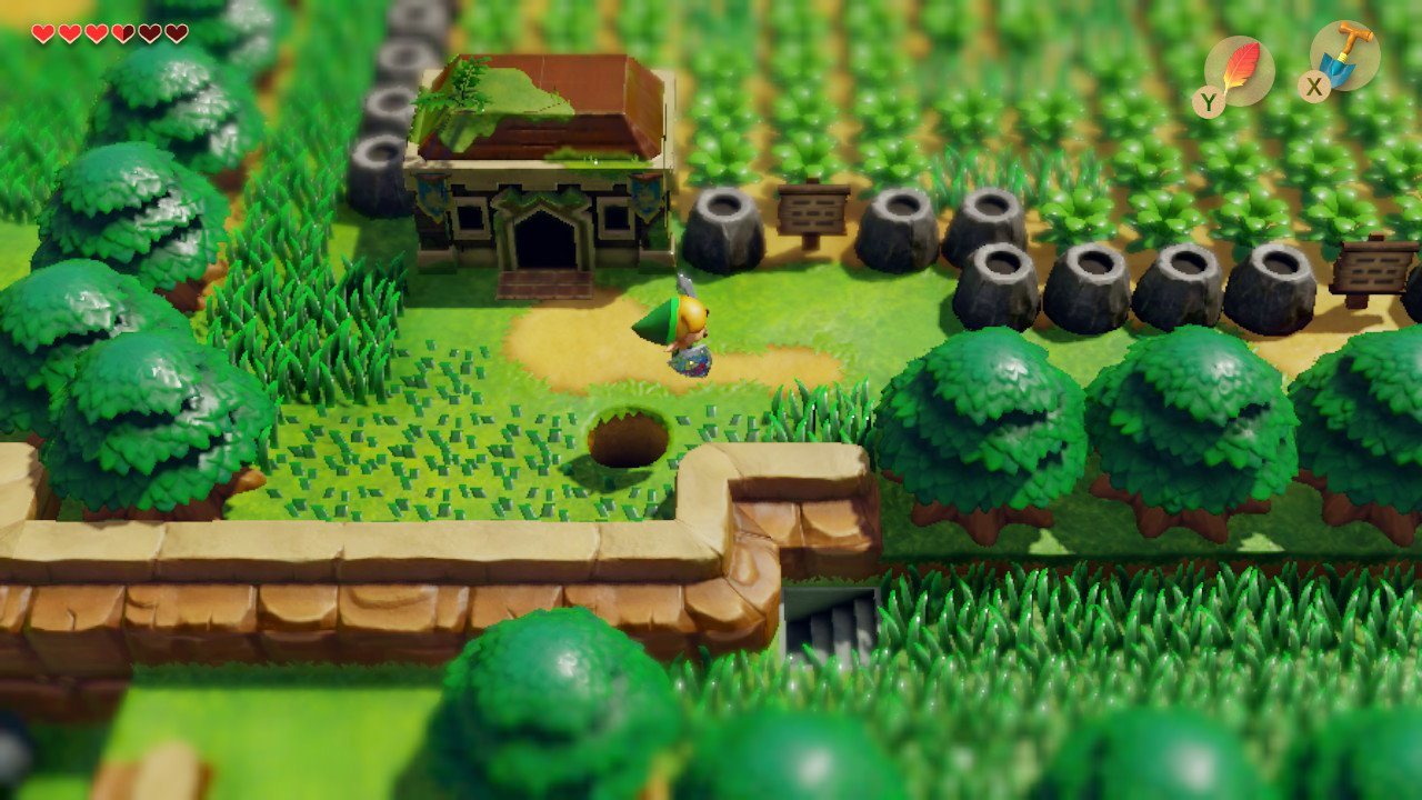Legend of Zelda Link’s Awakening How to Jump Over Holes Attack of